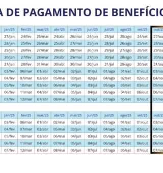 Calendário do INSS: Pagamentos de outubro começam nesta segunda-feira (27/10)
