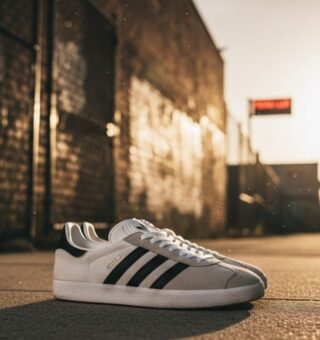 Imagem de um par de tenis Adidas