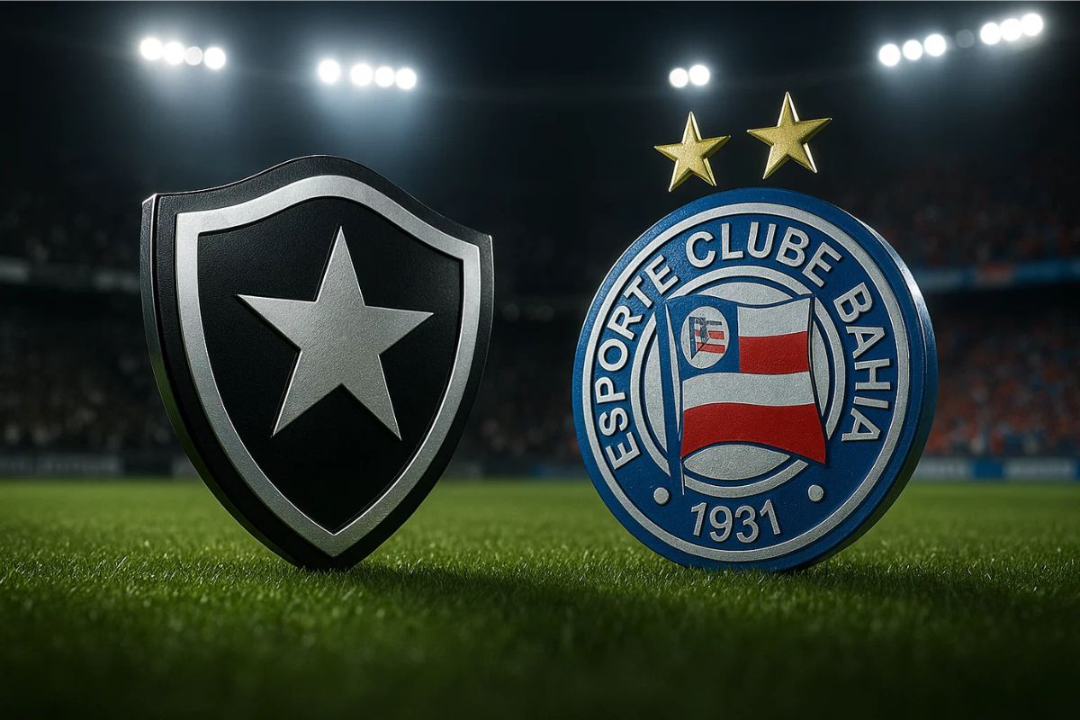 Escudos do Botafogo x Bahia