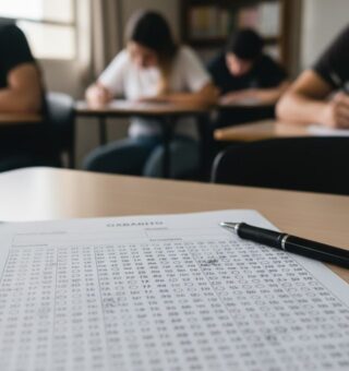 Um estudante se preparando depois que a Caixa abre concurso
