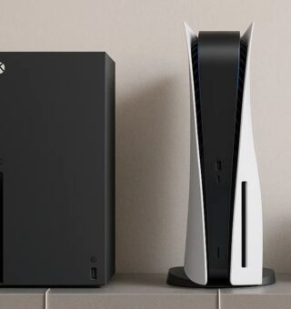 Game Pass: um console Xbox ao lado de um PS5 e um Nintendo