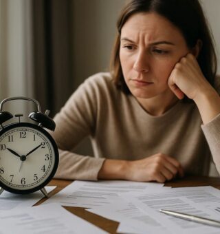 Uma pessoa procrastinando e seguindo a Lei de Parkinson