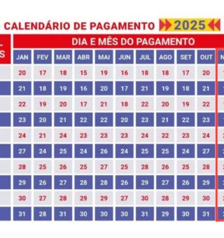 Calendário do Bolsa com Novembro no destaque