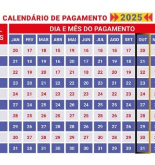 Calendário do Bolsa com Outubro no destaque