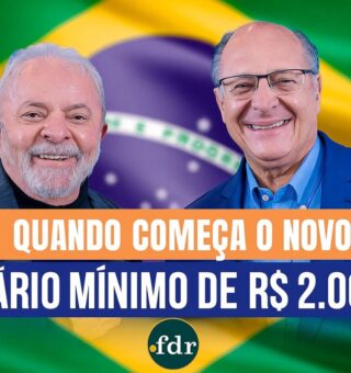 Salário mínimo de R$ 2000