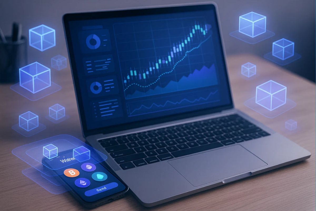 Tokenização no notebook e um celular