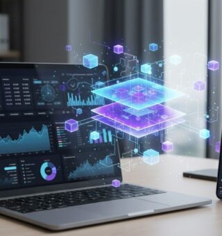 Tokenização no notebook e um celular