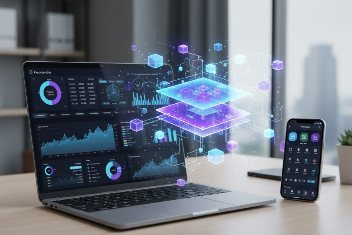 Tokenização no notebook e um celular