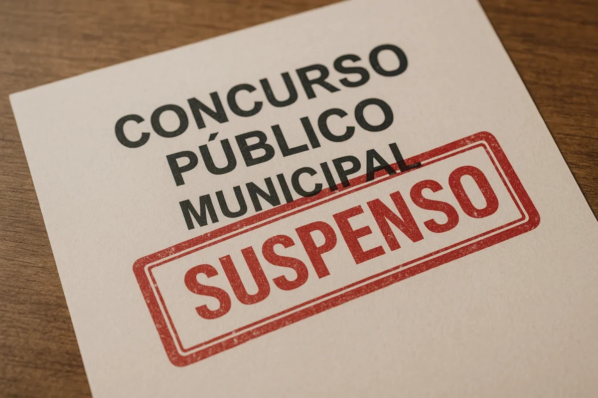 Prefeitura da Bahia suspende concurso com salários de até R$ 4 mil após recomendação do Ministério Público.