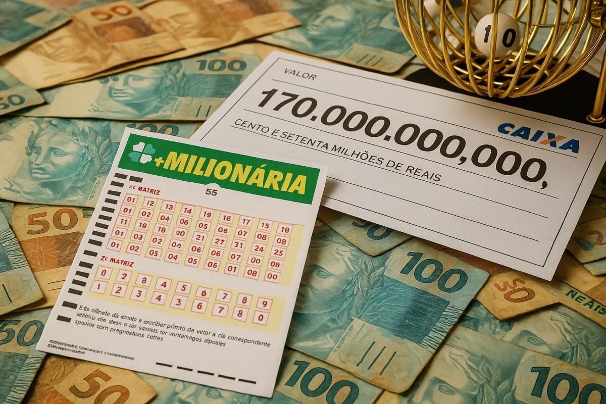 +Milionária chega a R$ 170 MILHÕES no sorteio de 04/10; veja como concorrer