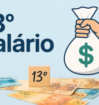 Ilustração do 13º salário