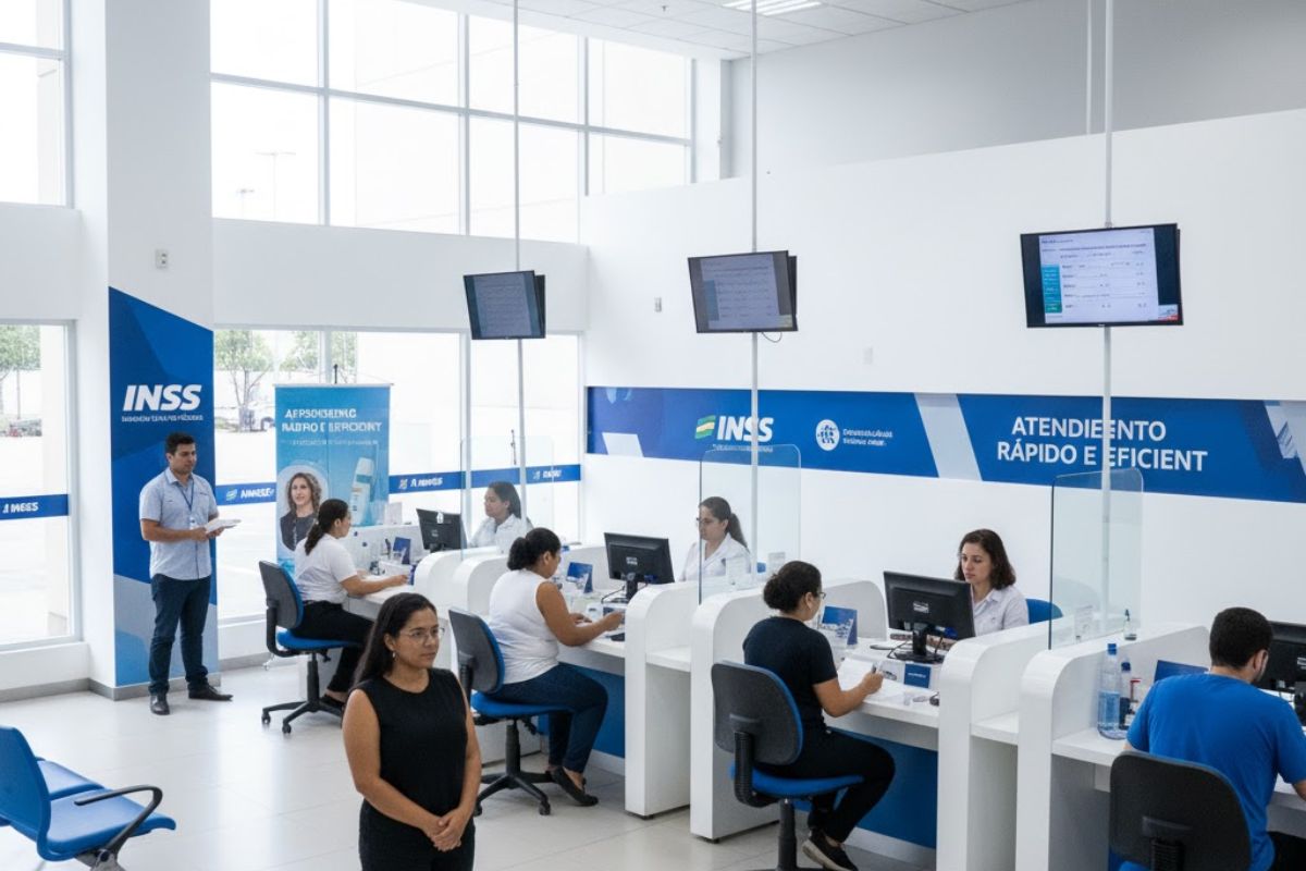 Uma agência do INSS