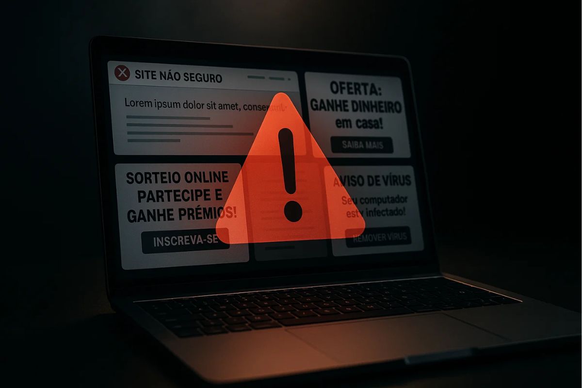 Computador com sites do PROCON para não acessar