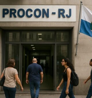 Entrada do Procon RJ