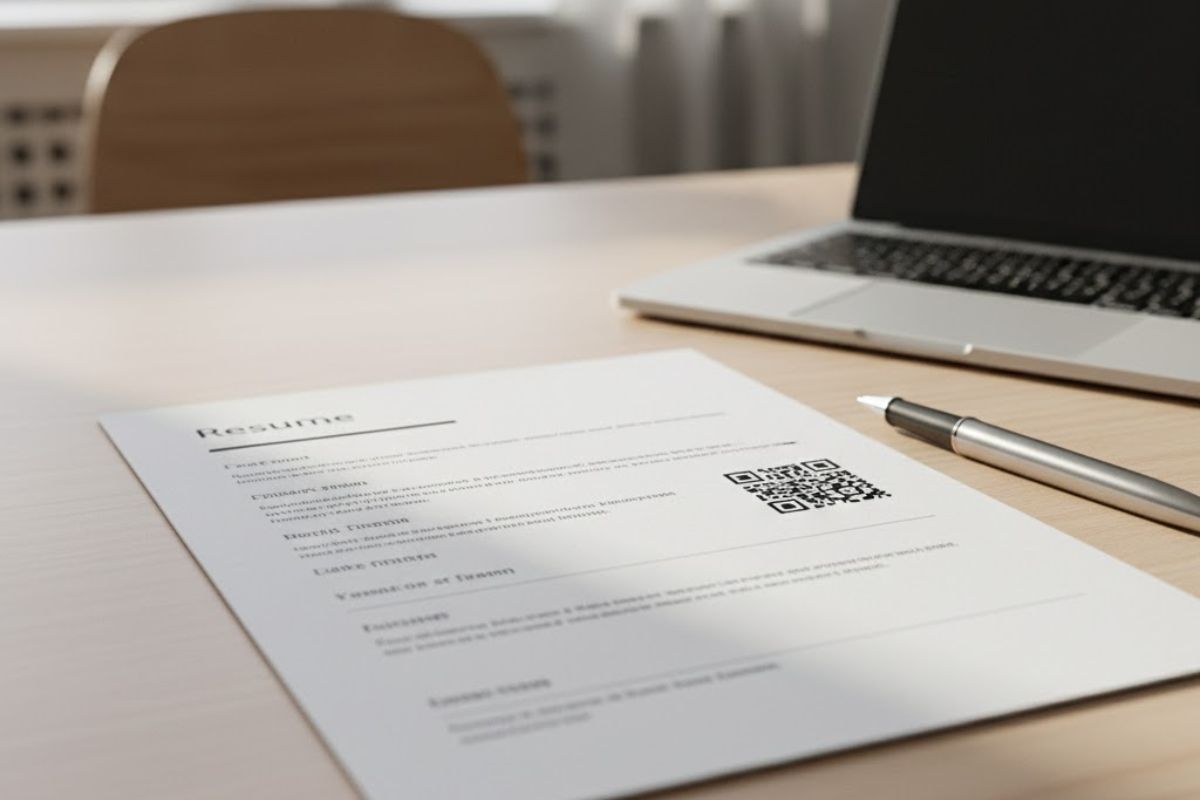 QR Code no currículo