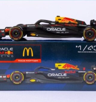 Miniatura da McDonald’s do carro de Max Verstappen
