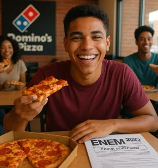 Fez o ENEM 2025 e não comeu uma PIZZA DE GRAÇA? Você ainda tem uma chance; confira