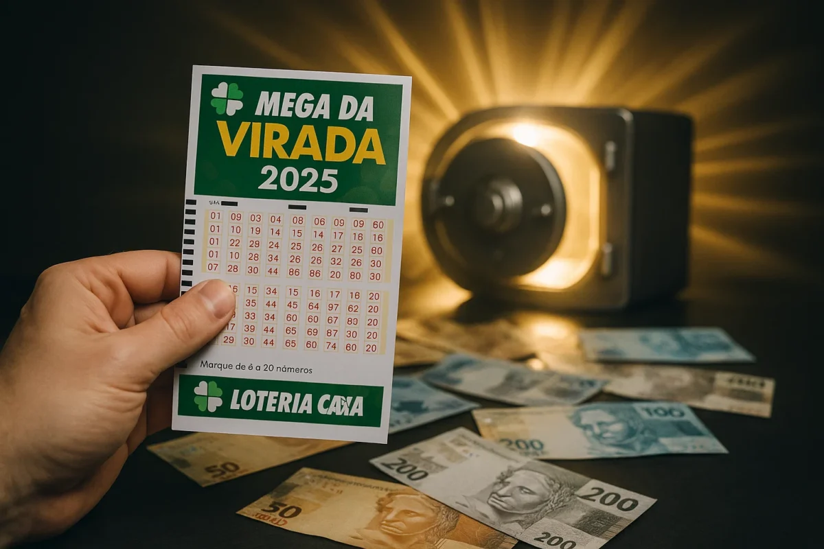 Mega da Virada 2025: Confira o prêmio recorde e o passo a passo para apostar sem sair de casa
