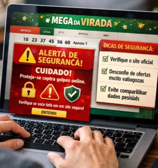 Urgente: Não caia em golpes na Mega da Virada; veja o checklist de segurança para sua aposta de Natal