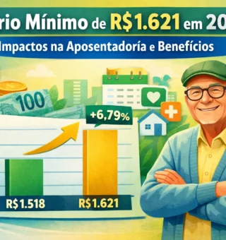 Como o aumento do SALÁRIO MÍNIMO em 2026 pode impactar sua APOSENTADORIA e benefícios