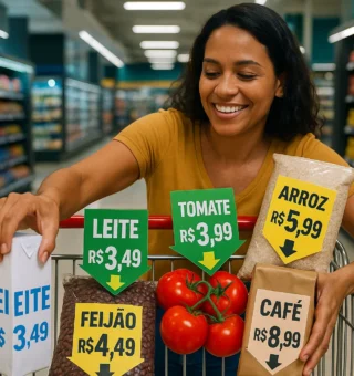 Cesta básica fica mais barata em 24 capitais — veja o que puxou a redução