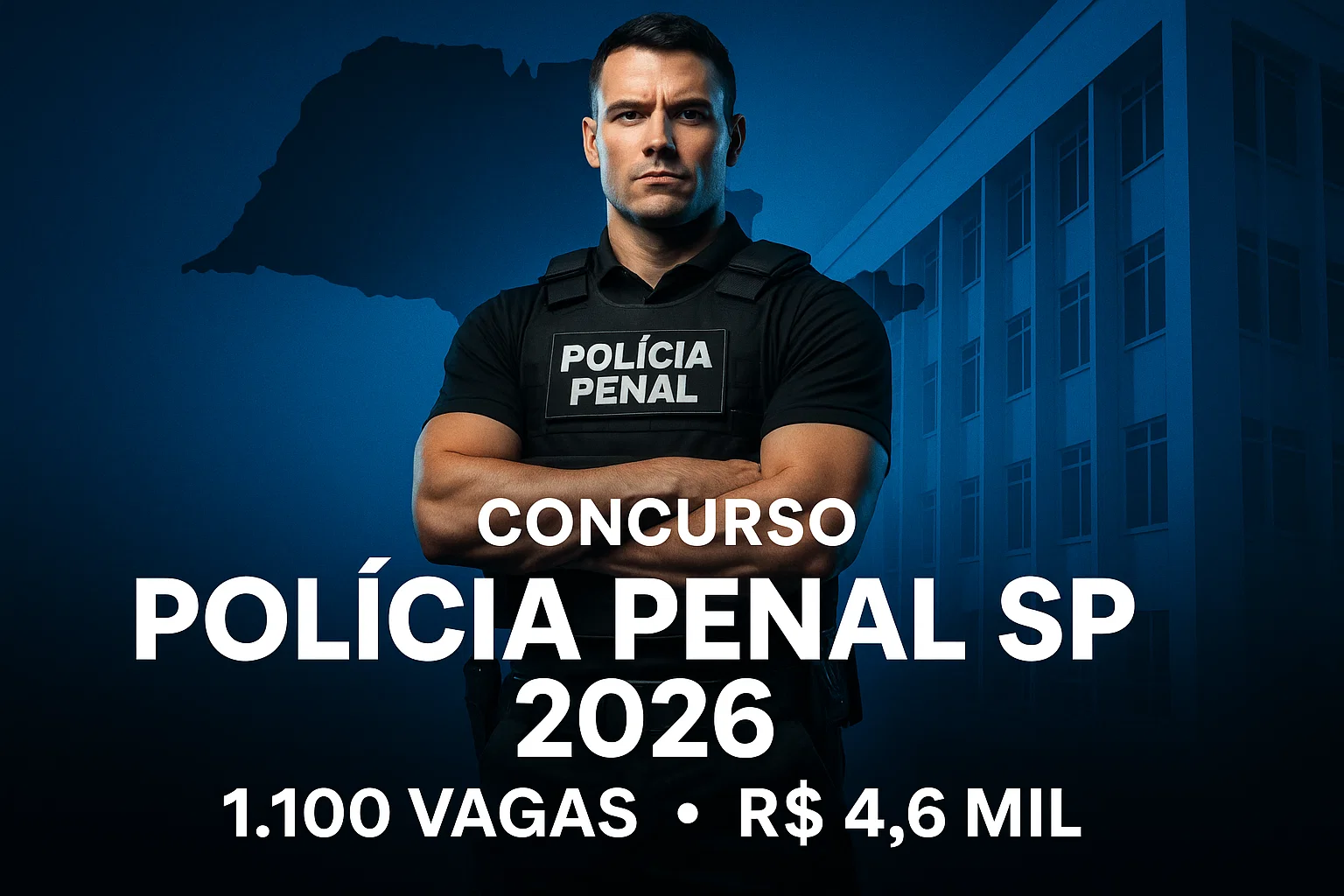 Concurso Polícia Penal SP 2026: tudo sobre o edital, requisitos e etapas
