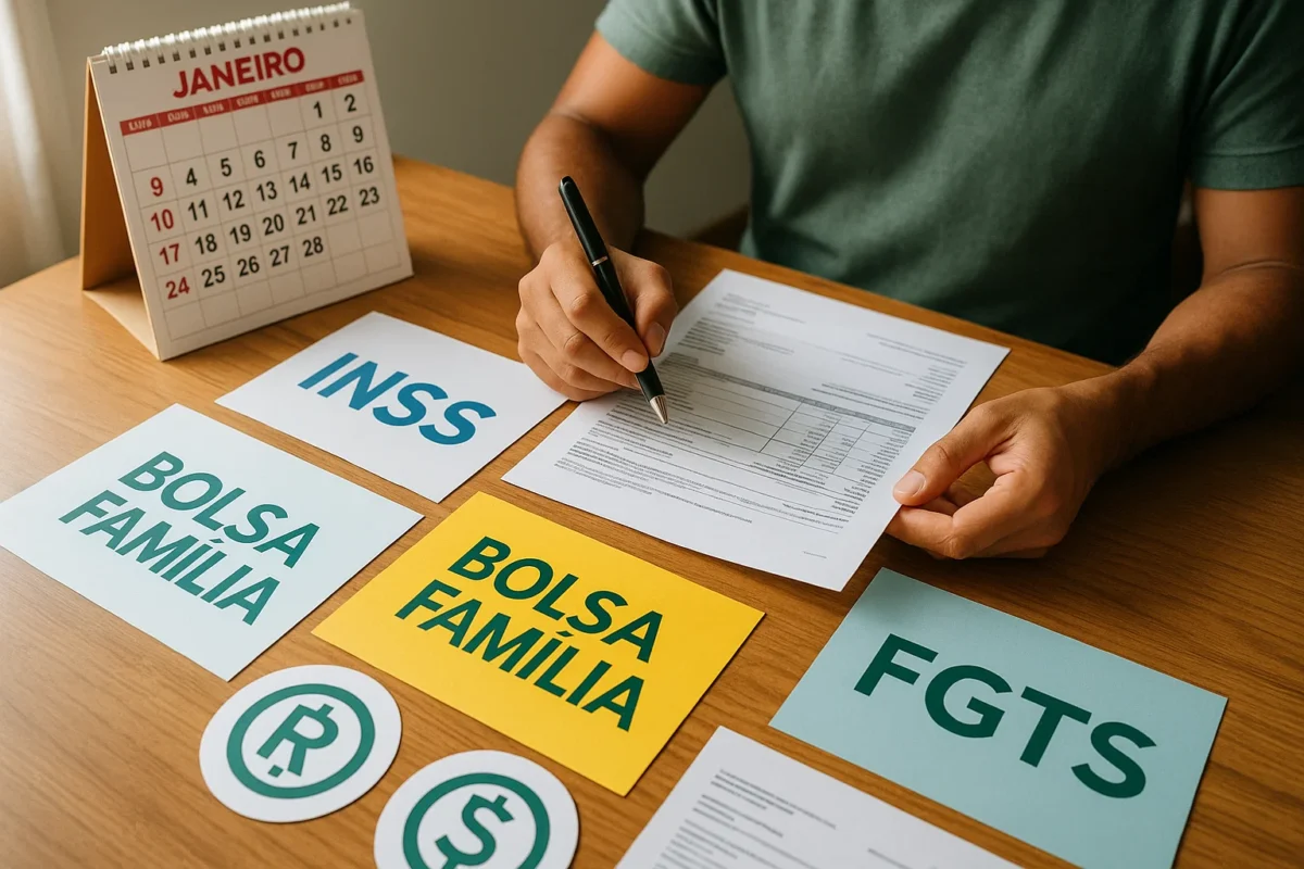 Guia de Sobrevivência de Janeiro: Calendários do INSS, IPVA e Bolsa Família 2026