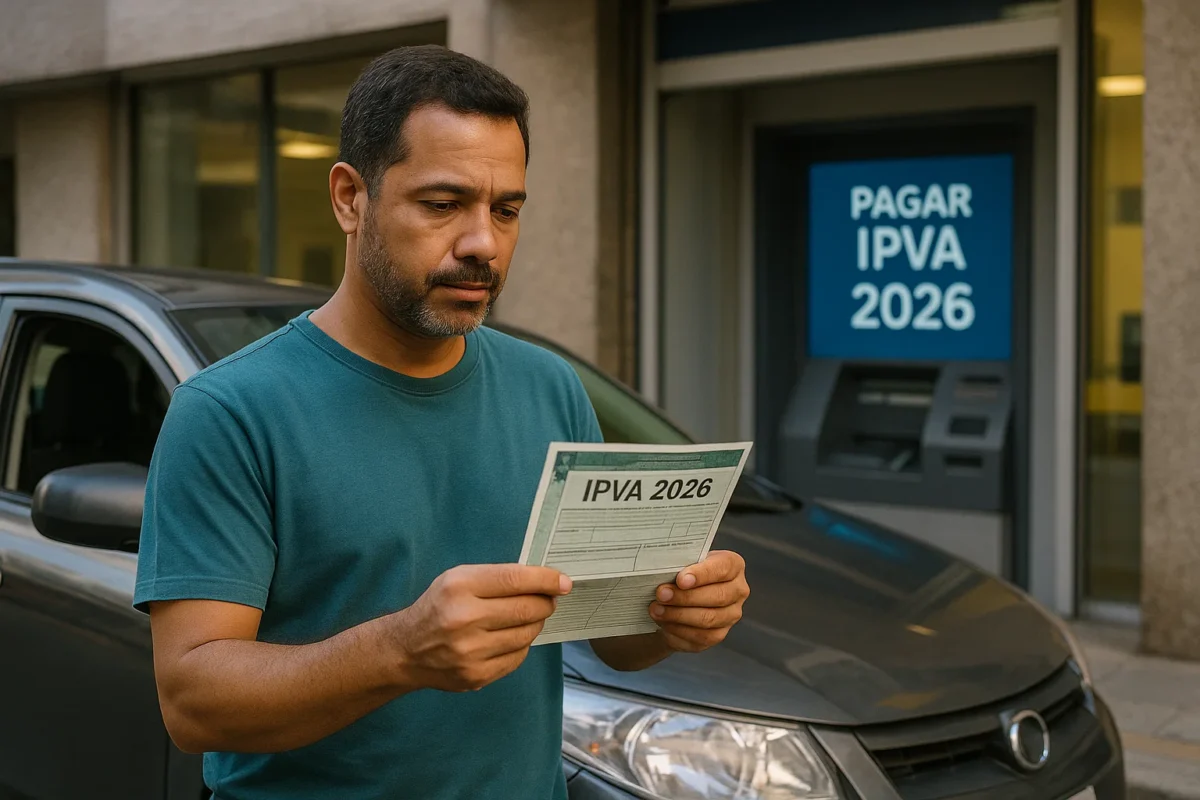 IPVA 2026: Pagamento com desconto ou 1ª parcela de veículos com placa final 8 termina hoje (21/01)