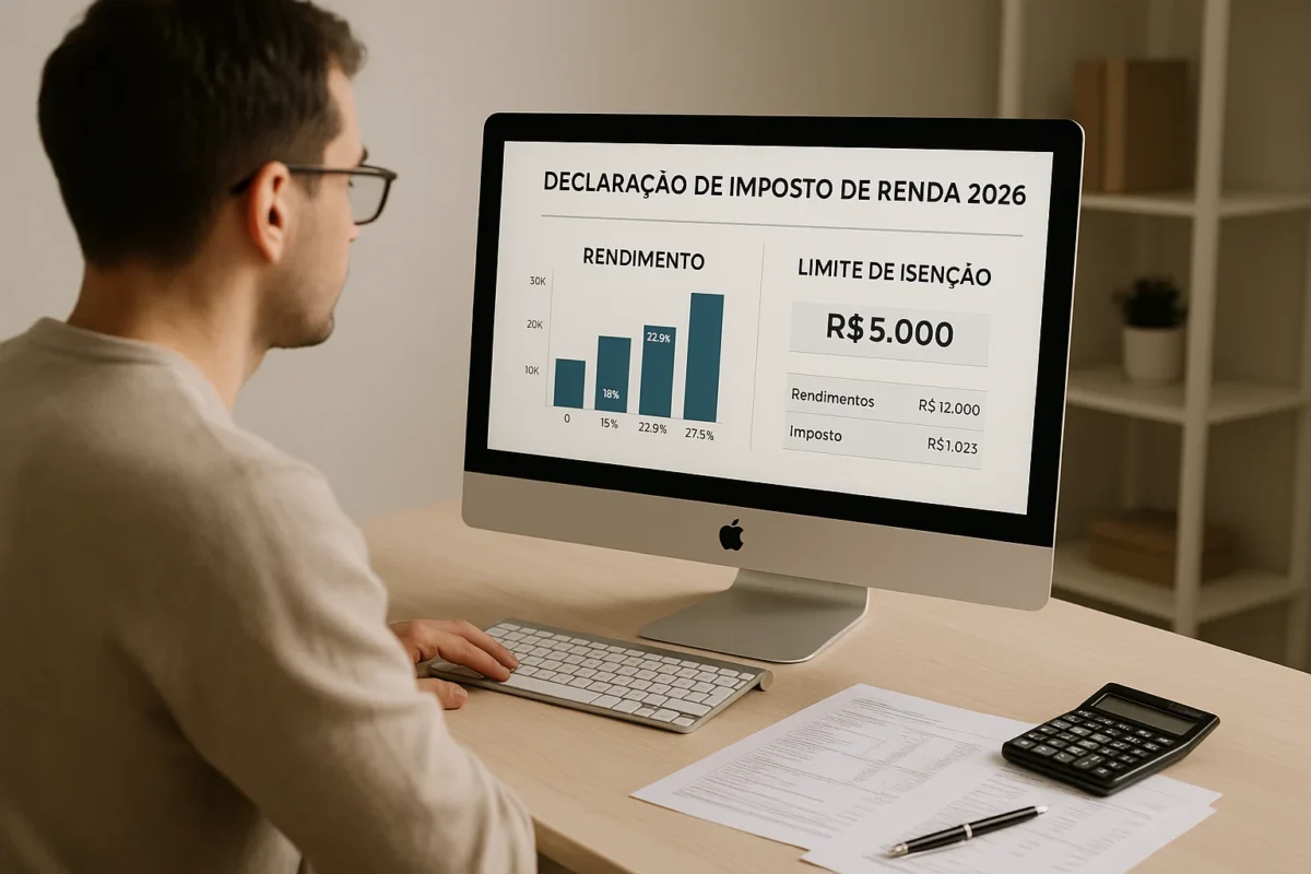 Isenção no IR 2026: veja as faixas e quem não precisa declarar