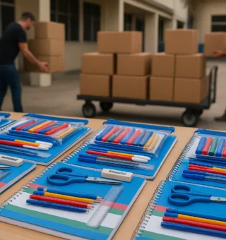 Entrega de Kits Escolares 2026: Milhões de estudantes serão beneficiados; descubra o que vai receber!