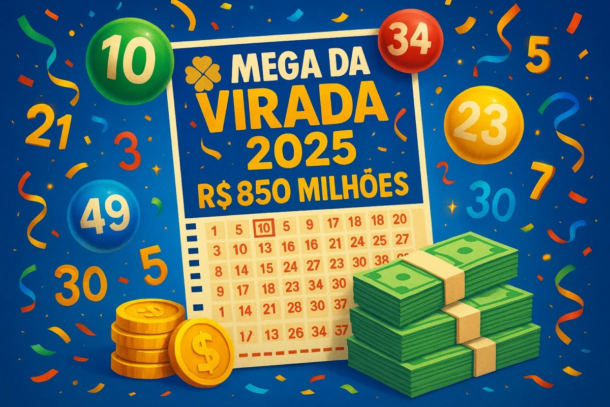 Mega da Virada 2025: descubra os números mais sorteados até agora