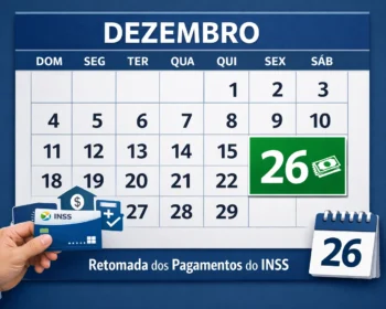INSS retoma pagamentos de dezembro nesta sexta (26); veja quem recebe hoje