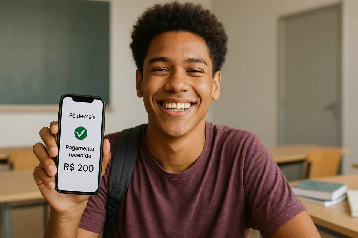 Pé-de-Meia: última parcela de R$ 200 será paga até 30 de dezembro — confira se você recebe antes do Natal