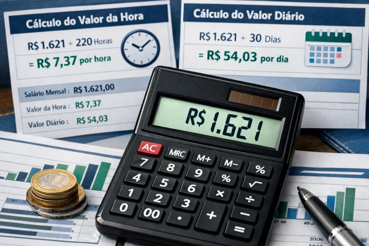 OFICIAL: Salário Mínimo será de R$ 1.621 em 2026; veja o valor da hora e do dia