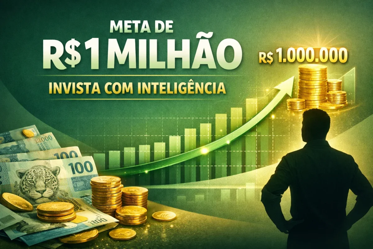 Como se TORNAR MILIONÁRIO: Descubra quanto investir por mês para chegar a R$ 1 milhão