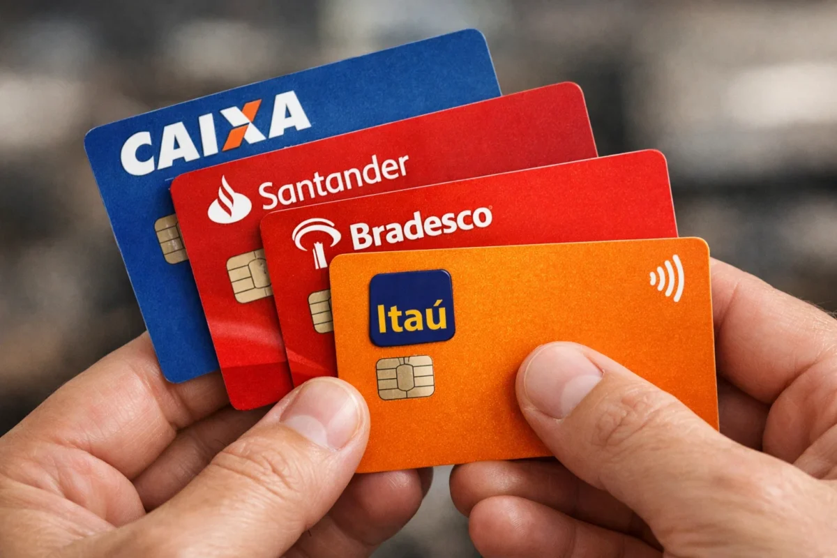 Vai abrir conta? Comparamos os 5 maiores bancos do Brasil para você economizar