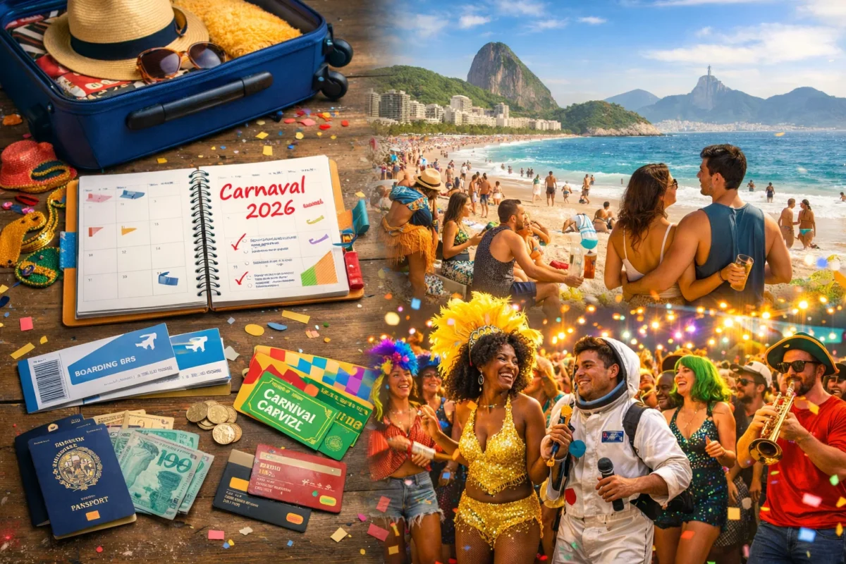 Carnaval 2026: Dicas imperdíveis para organizar sua viagem ou aproveitar os blocos com inteligência financeira