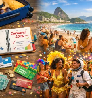 Carnaval 2026: Dicas imperdíveis para organizar sua viagem ou aproveitar os blocos com inteligência financeira