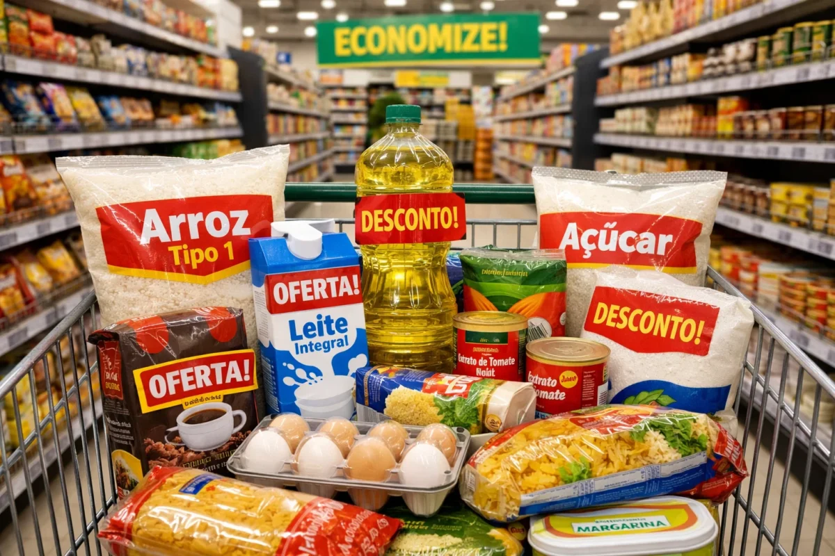 Cesta Básica: Preço de itens essenciais como arroz e café registra queda em 9 capitais