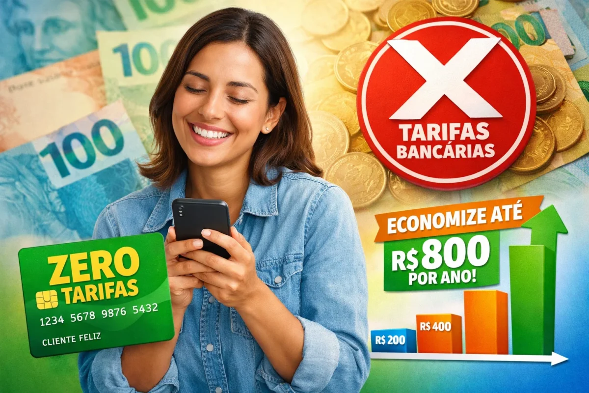 ADEUS TARIFAS: Saiba como zerar as taxas bancárias e economizar até R$ 800 por ano