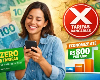 ADEUS TARIFAS: Saiba como zerar as taxas bancárias e economizar até R$ 800 por ano