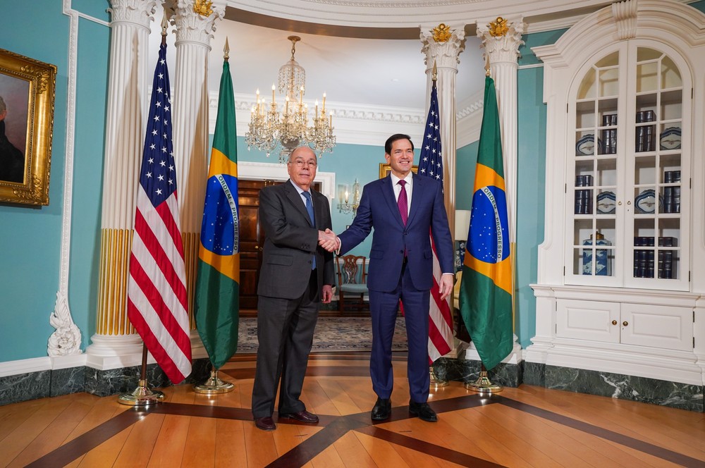 Encontro de líderes ente Brasil e EUA