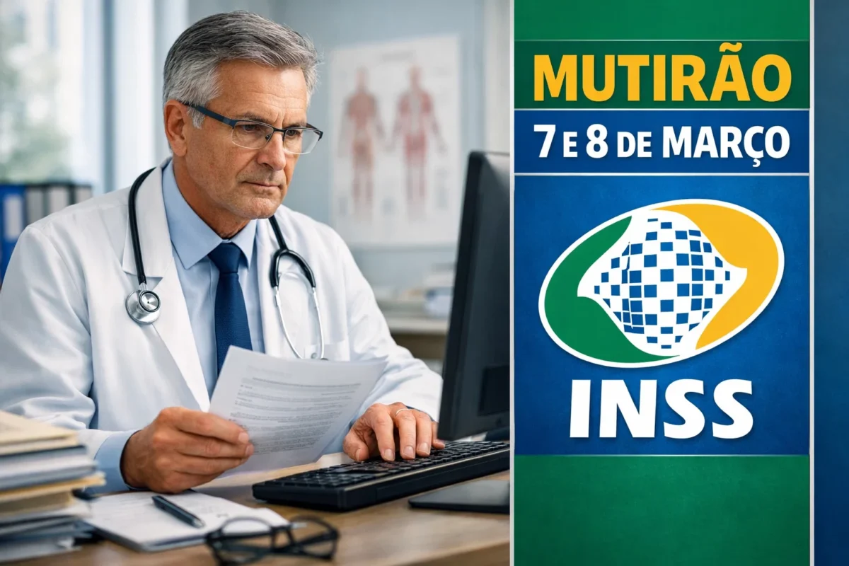 Mutirão do INSS começa hoje: veja o que levar para não perder a perícia médica e garantir o benefício