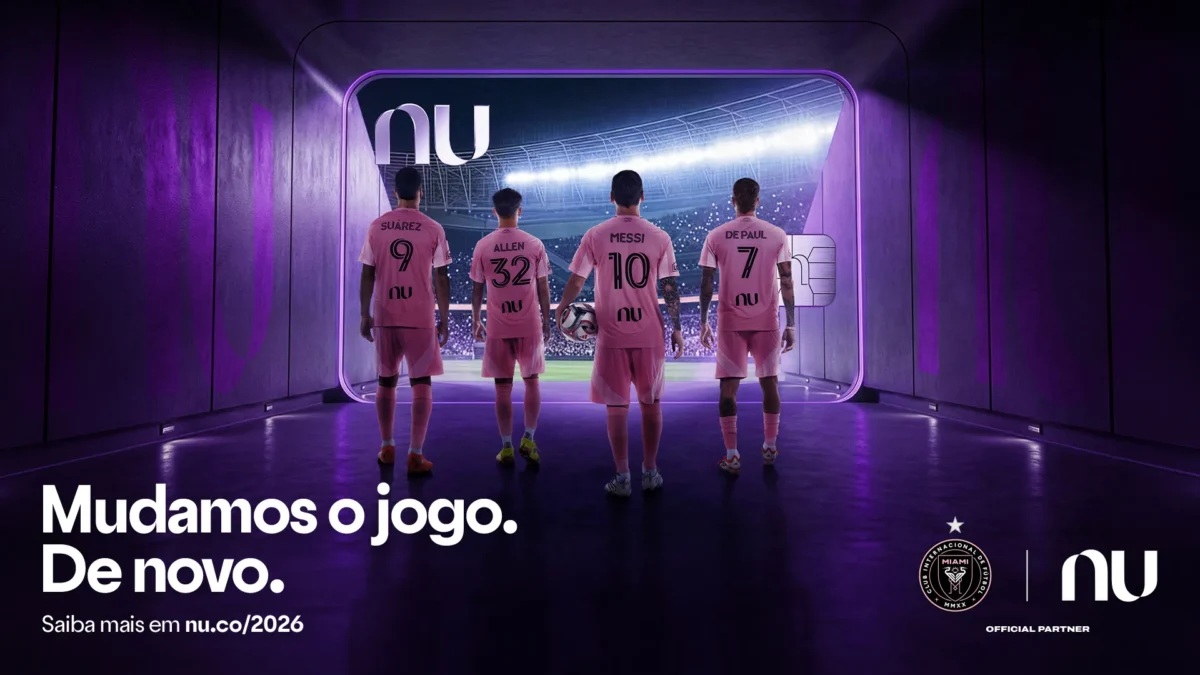 Nubank anuncia parceria histórica com Inter Miami e dá nome a estádio de Messi; veja detalhes
