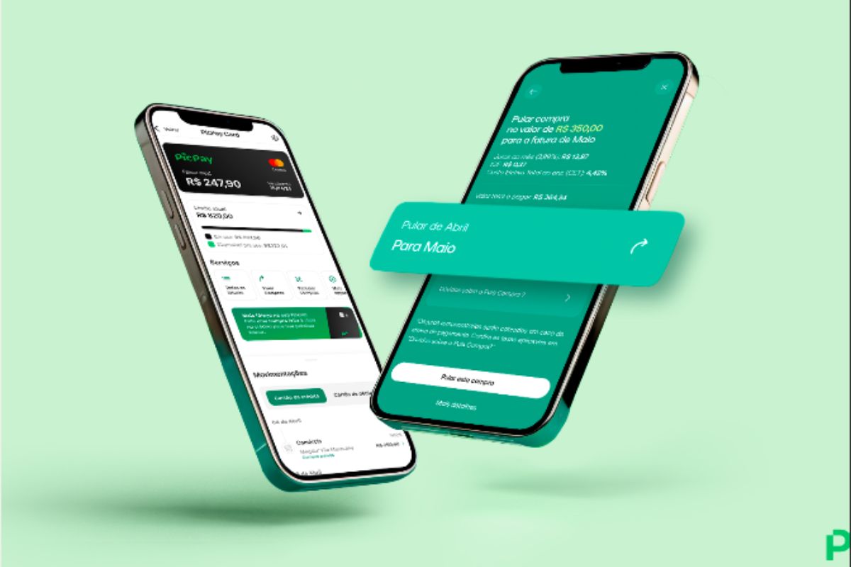 App do Pic Pay com a opção de pular compra
