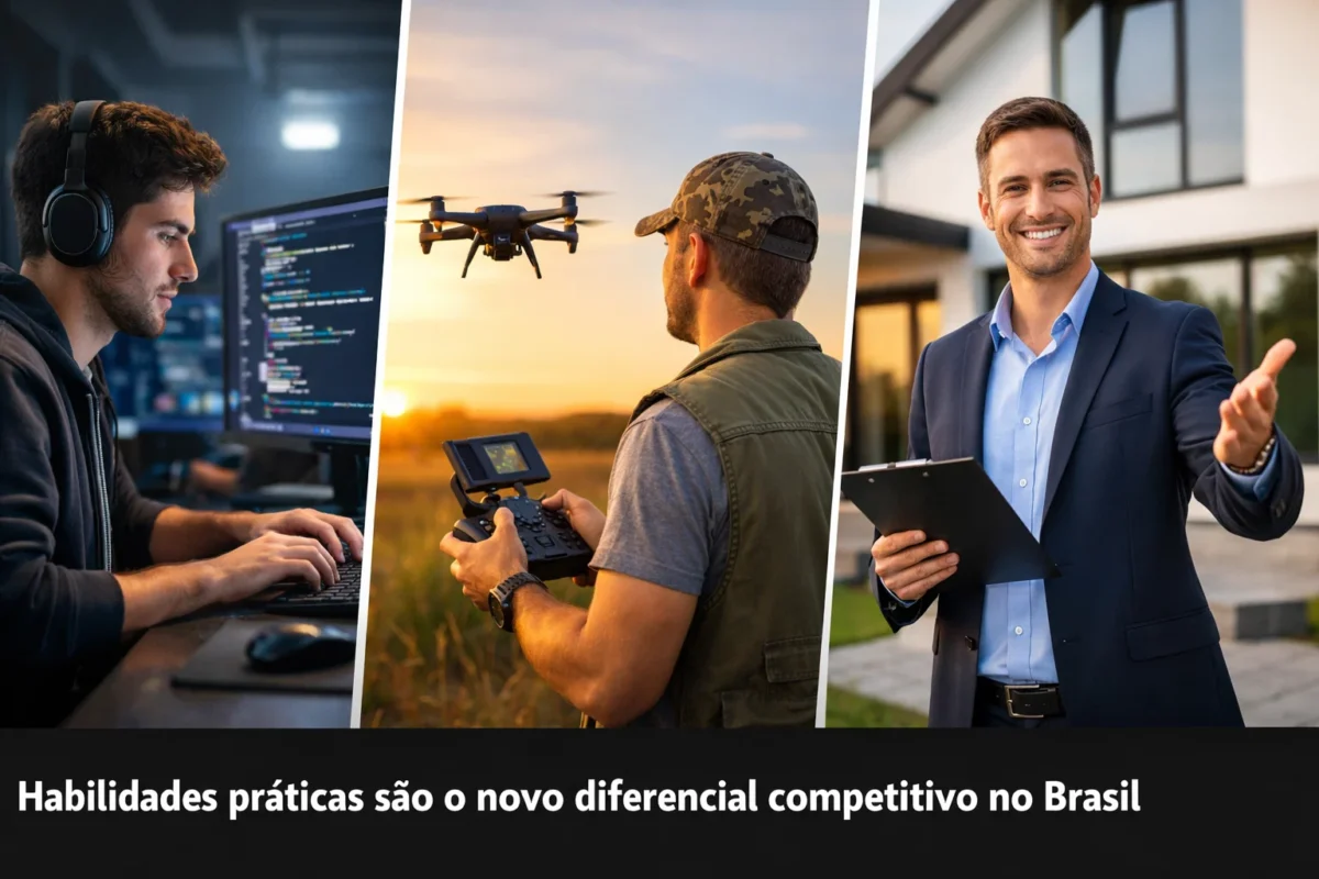 Sem faculdade e ganhando bem: 5 profissões em alta em 2026 com salários acima de R$ 5 mil