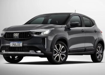 Fiat Pulse em fundo branco