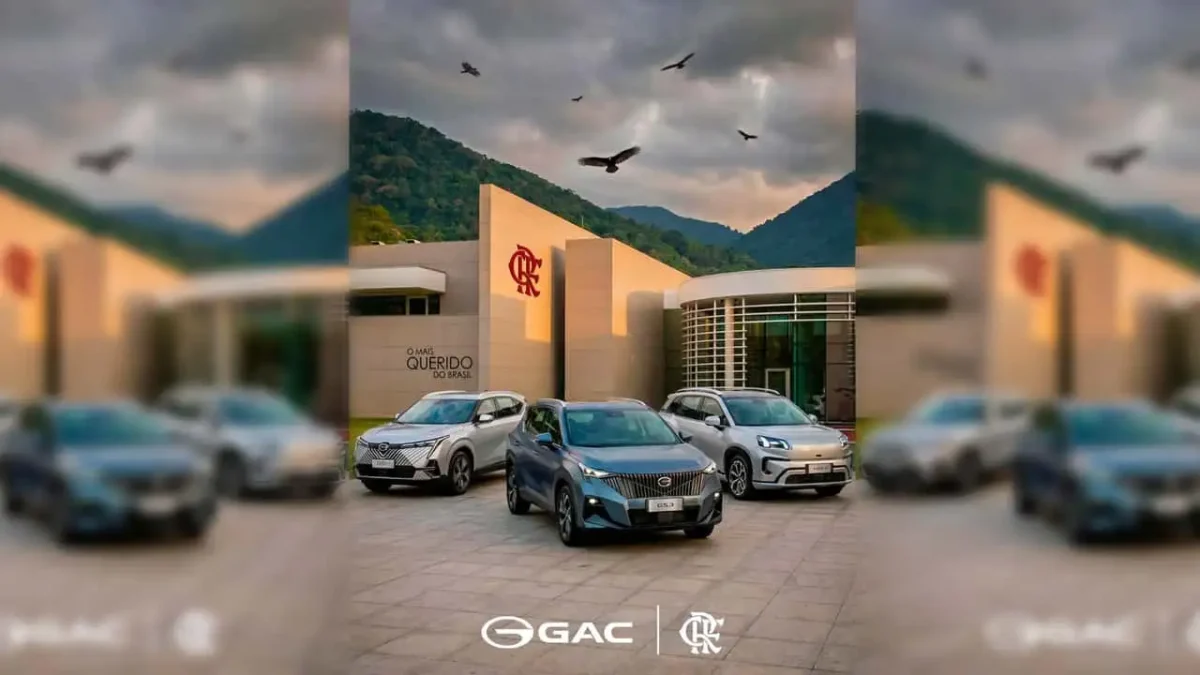 GAC briga com BYD pelos brasileiros: a aposta da vez é o clube com maior torcida do país (imagem: reprodução/GAC)