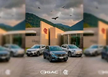 GAC briga com BYD pelos brasileiros: a aposta da vez é o clube com maior torcida do país (imagem: reprodução/GAC)