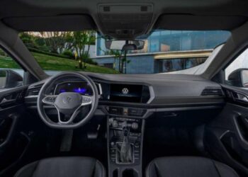 Interior da SUV da Volkswagen